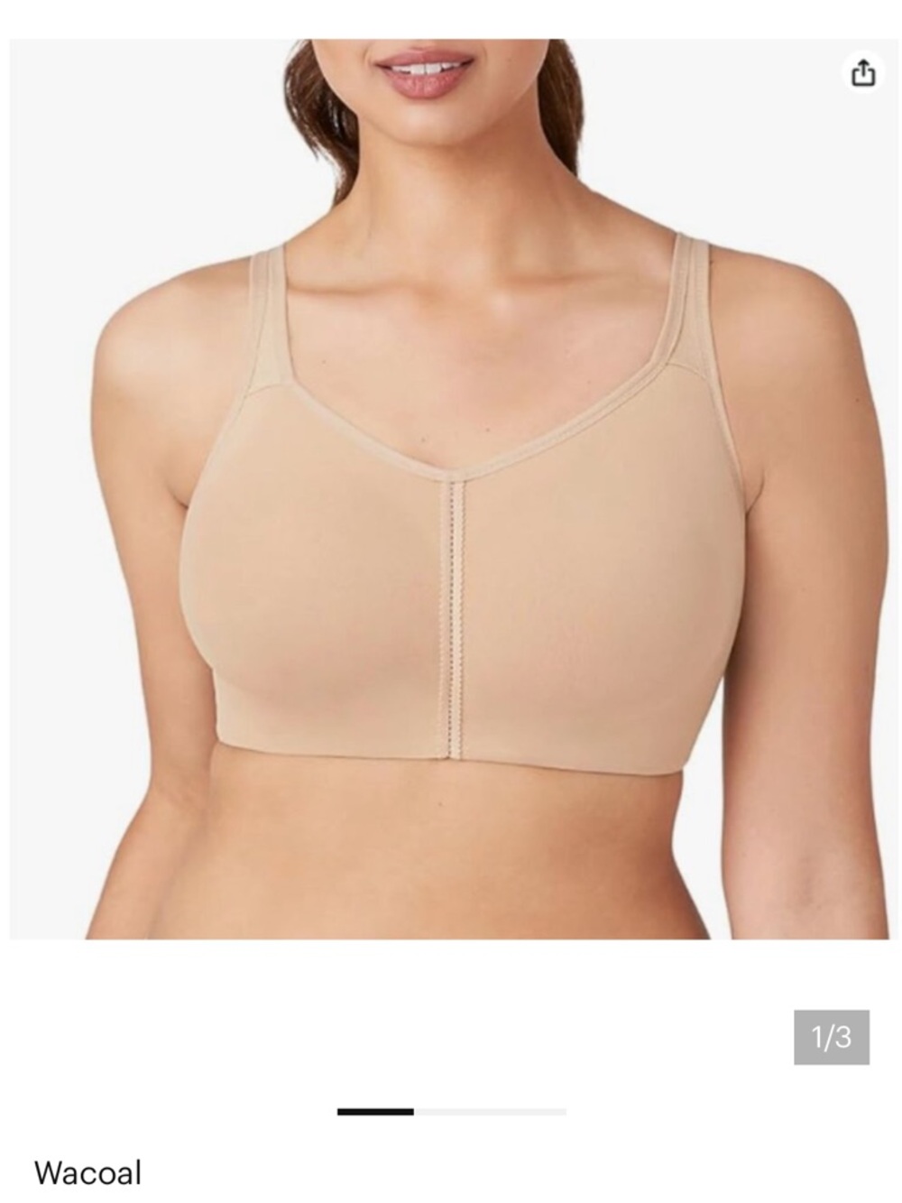 Wacoal Women's Casual Beauty Soft Cup Bra - Toast - 42C